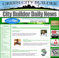 Issue 30<BR>Green City Builder Newsletter